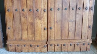 Puerta Antigua Madera maciza 2 Hojas  232x130cm