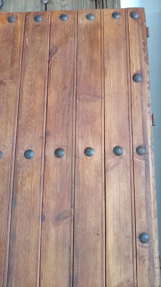 Puerta Antigua Madera maciza 2 Hojas  232x130cm