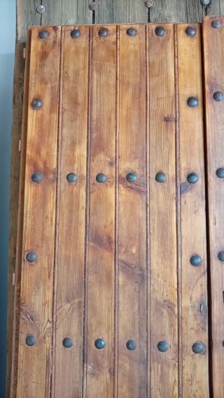 Puerta Antigua Madera maciza 2 Hojas  232x130cm