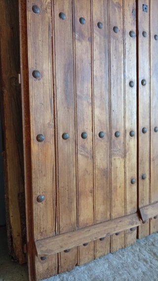 Puerta Antigua Madera maciza 2 Hojas  232x130cm