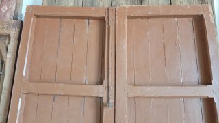 Puerta Antigua Madera maciza 2 Hojas  232x130cm