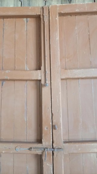 Puerta Antigua Madera maciza 2 Hojas  232x130cm