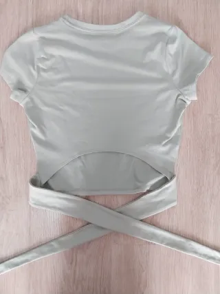 Top Hollister manga corta lazo