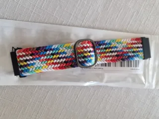 Correa de reloj trenzada multicolor 22mm