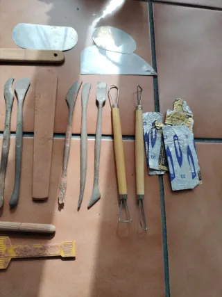 Herramientas para modelar arcilla