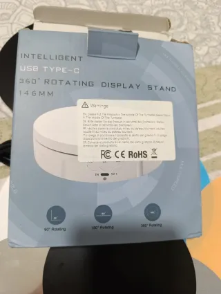 Base giratoria automática con accesorios