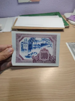 Bilbao 1000 y 500 Pesetas 1937 Facsímil