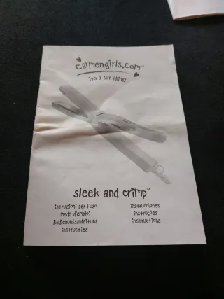 Plancha Carmen Girls Sleek & Crimp Rosa