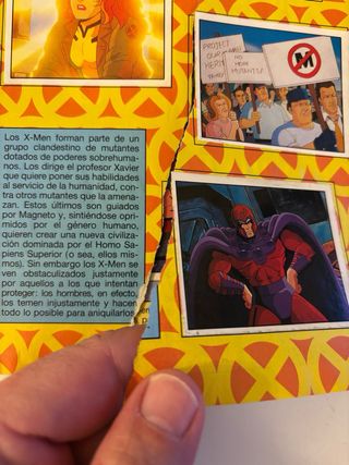Álbum Cromos X-Men Panini 1994