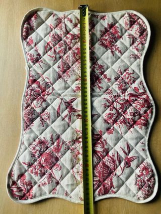 Lote vintage dos individuales y dos platos pequeño