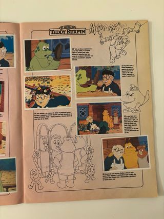 Álbum Cromos Teddy Ruxpin Revista