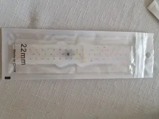 Correa de reloj multicolor transparente