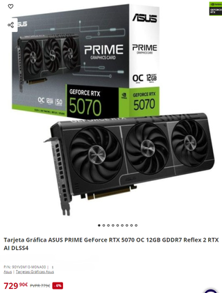 ASUS PRIME GeForce RTX 5070 OC 12G