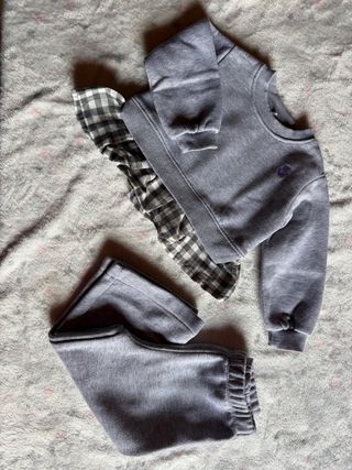 Chándal bebé 18 meses gris