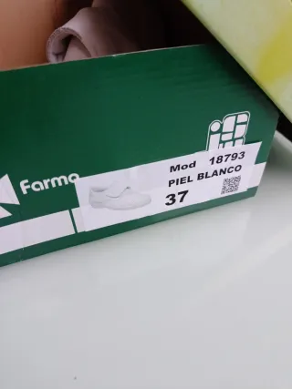 Zapatos Percla Blancos Talla 37