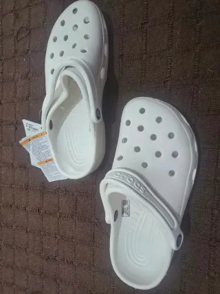 Sandalias Crocs Blancas T38-39