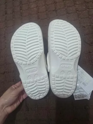 Sandalias Crocs Blancas T38-39