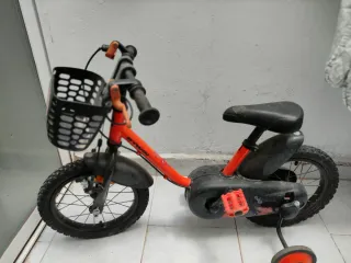 Bicicleta infantil 14 con ruedines