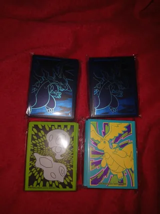 Pack 4 paquetes Fundas Pokémon TCG