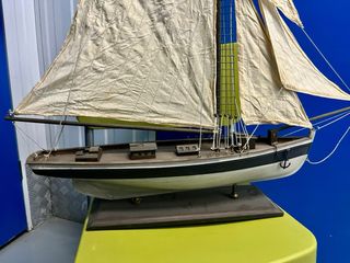 Maqueta velero madera