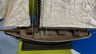 Maqueta velero madera