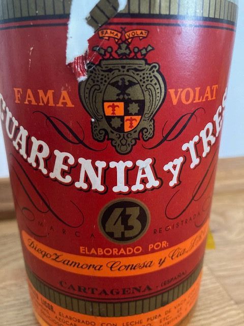Bottiglia vuota Liquore 43 Fama Cuarenta y Tres