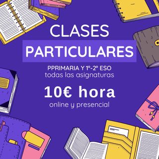 Clases de apoyo para Primaria y ESO