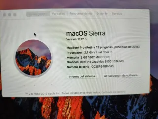 MacBook Pro Retina Gris Espacial