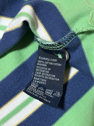 Polo Tommy Hilfiger Rayas Hombre Talla L