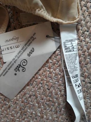 NUOVO Set Intimissimi Seta Push-Up/Slip M/80B