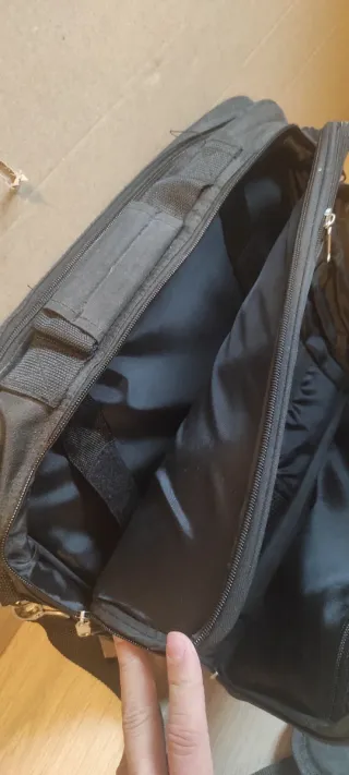 Mochila portátil negra