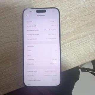 iPhone 15 Pro Max Negro/Gris