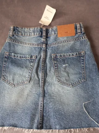 Falda vaquera Mango Talla S