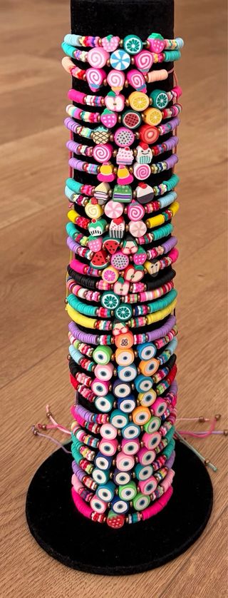 Pulseras mujer multicolor con ojo turco