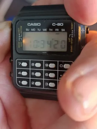Reloj Casio C-80 Calculadora