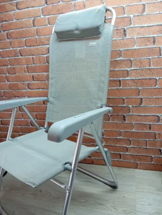 Silla Playa Plegable gris Aktive