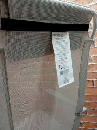 Silla Playa Plegable gris Aktive