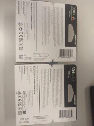 Cartuchos HP 304XL Color y Negro Originales