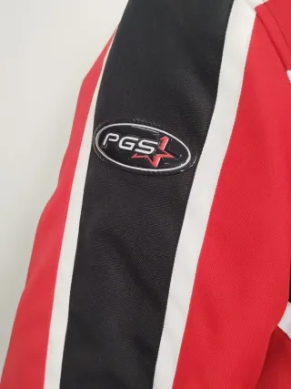 Chaqueta Moto PGS Roja y Negra Talla L