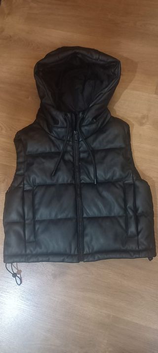 Chaleco Piel Mujer Pull&Bear Talla S