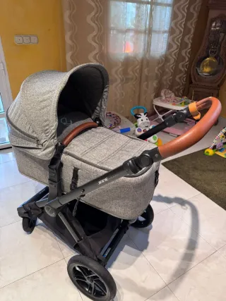 Carrito bebé 3 piezas gris