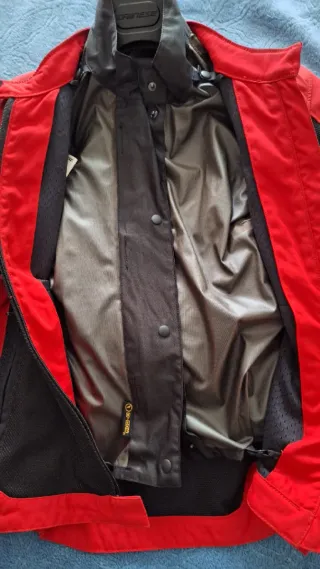 Chaqueta Moto Dainese Negra y Roja
