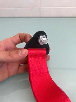 Correa de remolque OMP roja