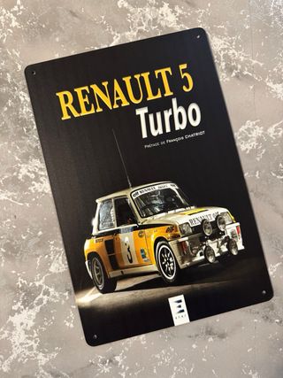 Placa Metálica Renault 5 Turbo