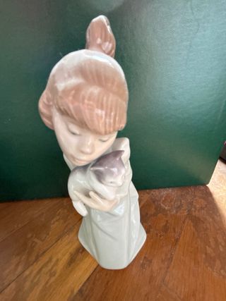 Figure Lladró Bambini con Gatti