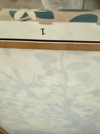 Set 2 Quadri Cervi Albero Blu Beige