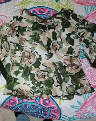 Conjunto Falda y Blusa Estampada
