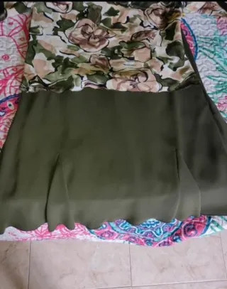 Conjunto Falda y Blusa Estampada