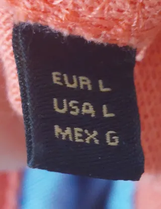 Polo Massimo Dutti Naranja Talla L