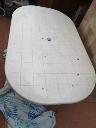 Mesa de exterior 140x85 cm